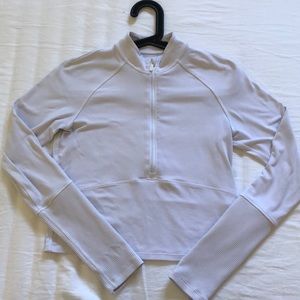 Lululemon cropped zip-up top